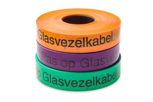 Waarschuwingslint : Glasvezelkabel